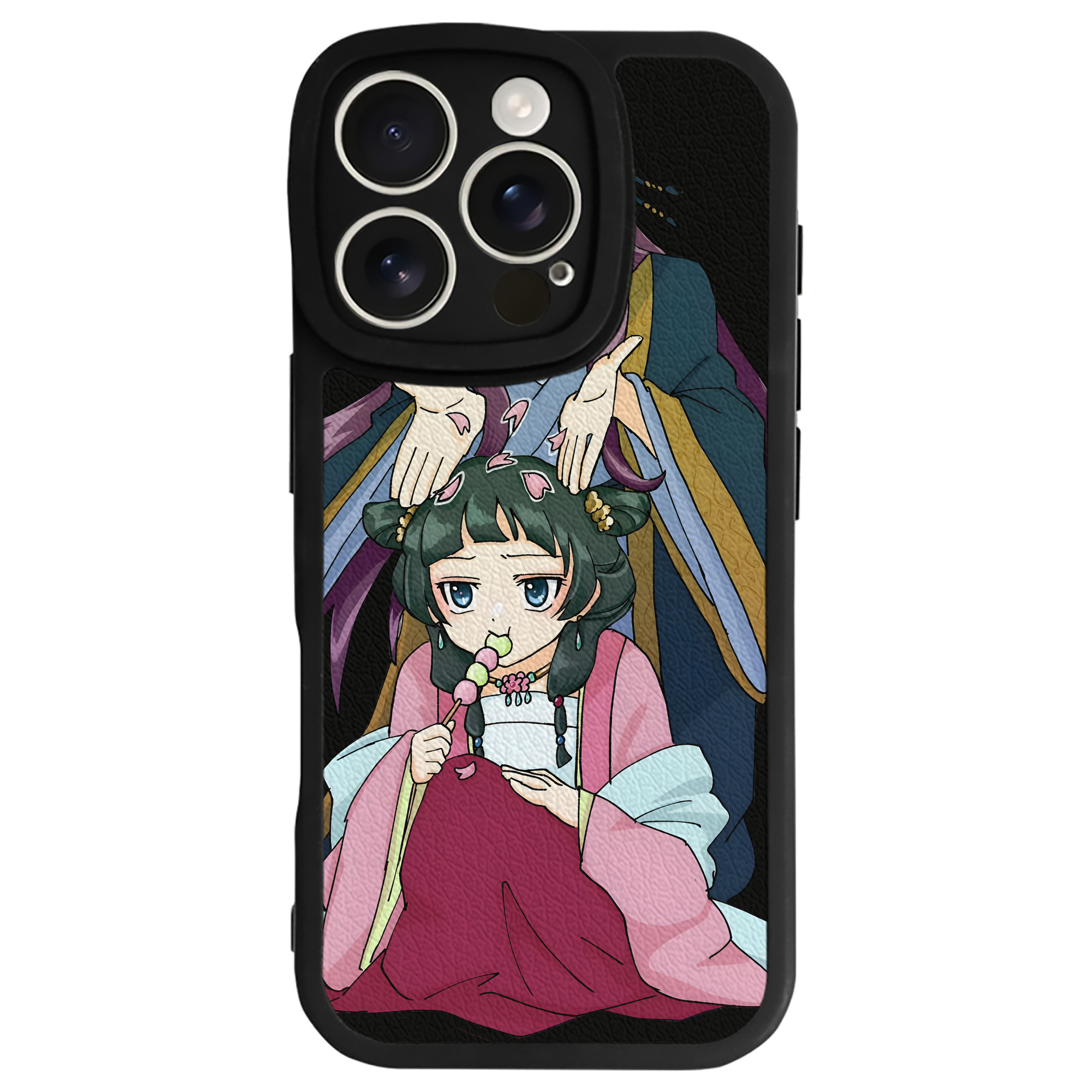 （画像用） 薬屋のひとりごと The Apothecary Diaries 【iPhone 16シリーズ対応】シリコンスマホケース（レザー調） 材質：シリコン